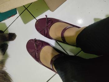 Product Review of SEPATU flatshoes motif pita Flatfrom soll karet anti slip trendy NYAMAN D PAKAI from n**a 0