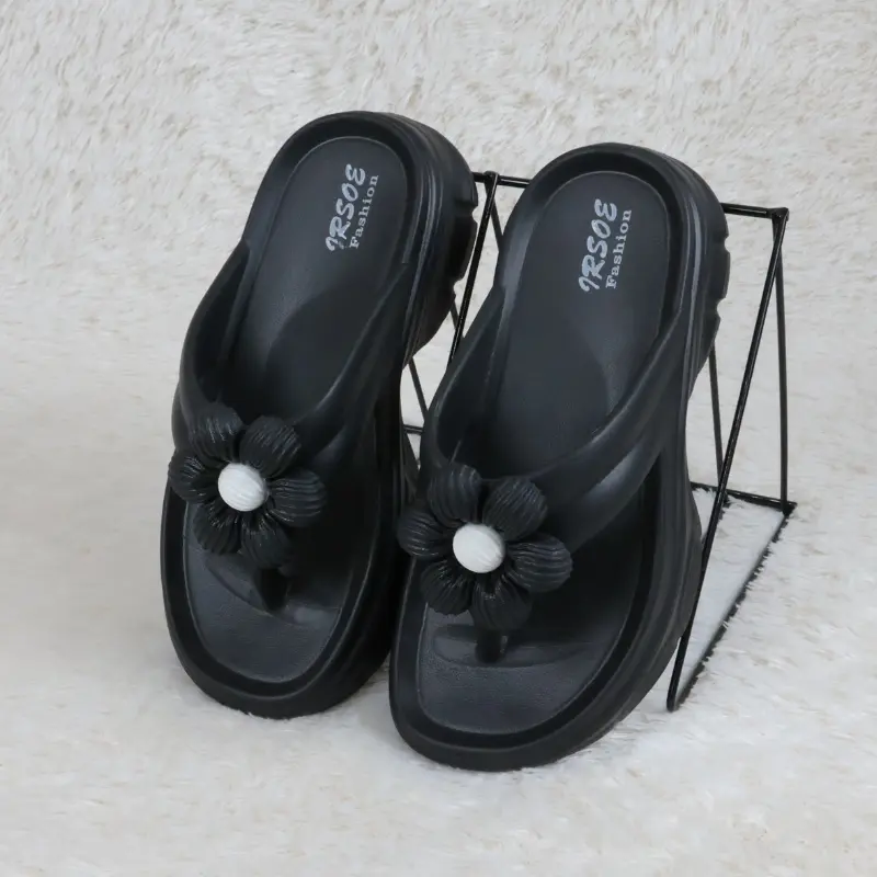Sendal Jepit 558m Jelly Wanita Model Bunga Lucu Bahan Karet EVA Sandal Viral Cantik Kekinian Dewasa Anti Slip Anti Licin Perempuan 4
