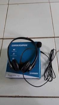 Product Review of Bonkyo Headphone stereo dengan mikrofon dan single jack 3.5mm Cocok untuk pembelajaran di kantor Bass Headset Subwoofer Earphone Handsfree Bluetooth from D**S 2