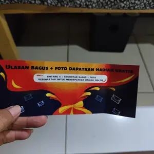 Kartu ulasan yang cantik dan berkualitas YNBK072