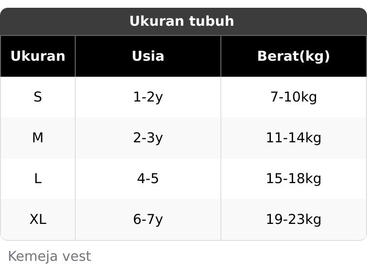 Kemeja vest anak korean style
