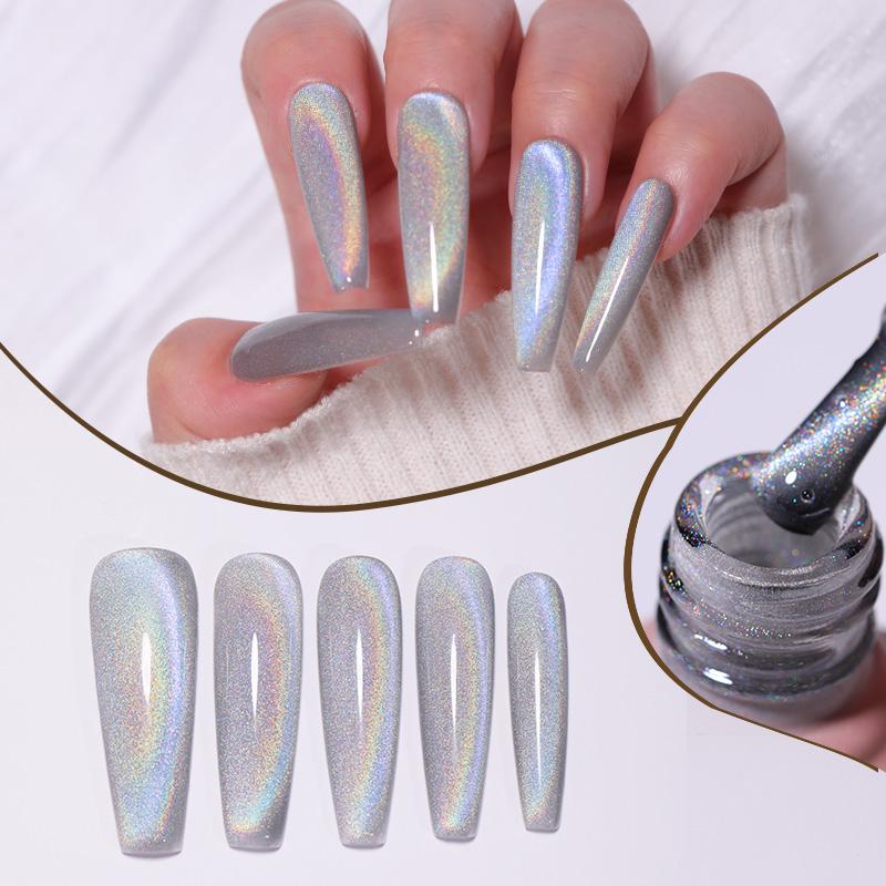  Sơn Gel Móng Tay Mắt Mèo Cầu Vồng Laser Thông Dụng Lung Linh 2025 Sơn Gel Móng Tay Mắt Mèo Pha Lê Nhiều Màu Cần Có Đèn UV Để Khô 