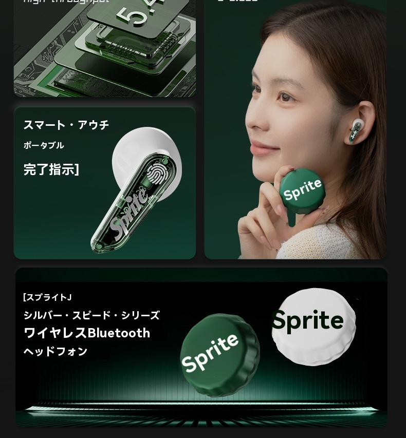 コカ・コーラ スプライト T13 ボトルキャップ Bluetoothイヤホン