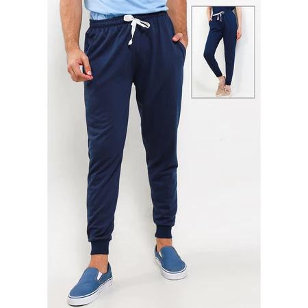 Gambar Cotton Well Jogger Sweat Pants | Celana Panjang Sporty Santai - Beige, XL dari Cotton Well Kota Administrasi Jakarta Pusat 5 Tokopedia