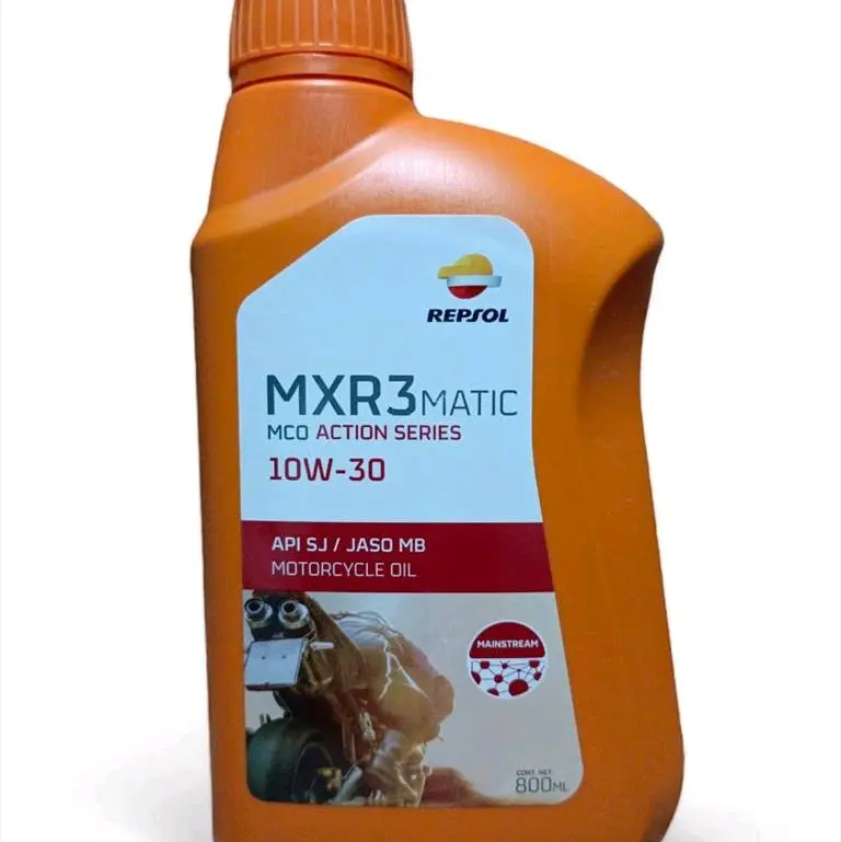 OLI REPSOL MATIC MXR3 0,8LTR, 10W-30 UNTUK SEPEDA MOTOR MATIC