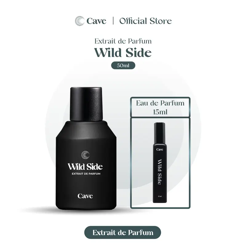 Cave Extrait de Parfum Wild Side - Parfum Lokal Pria Fresh Spicy Tahan Lama 0