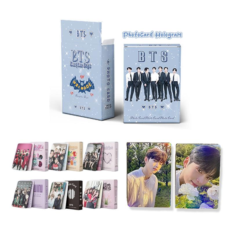 Yarra Photocard Hologram Lomo Foto Card Newjeans Nct Bts Blackpink Boy Band Kpop Korea Isi 50 Pcs 1
