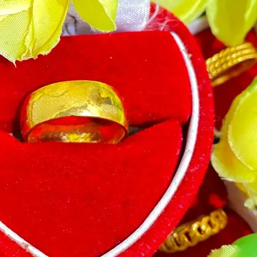 cincin koin asli  atau Kuningan 91 awet dan murah berat 10gram 2