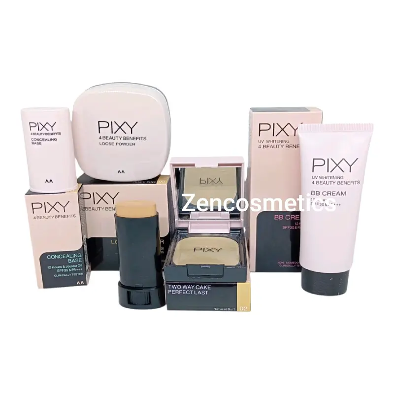 Pixy Paket Make Up/ Pixy Paket Lengkap/ Pixy Seserahan  Waterproof Lipstik [PTTZ0001] Blush Eyebrow 3