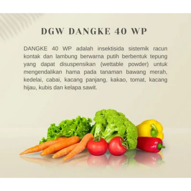Insektisida Dangke 40WP @100 gram 2