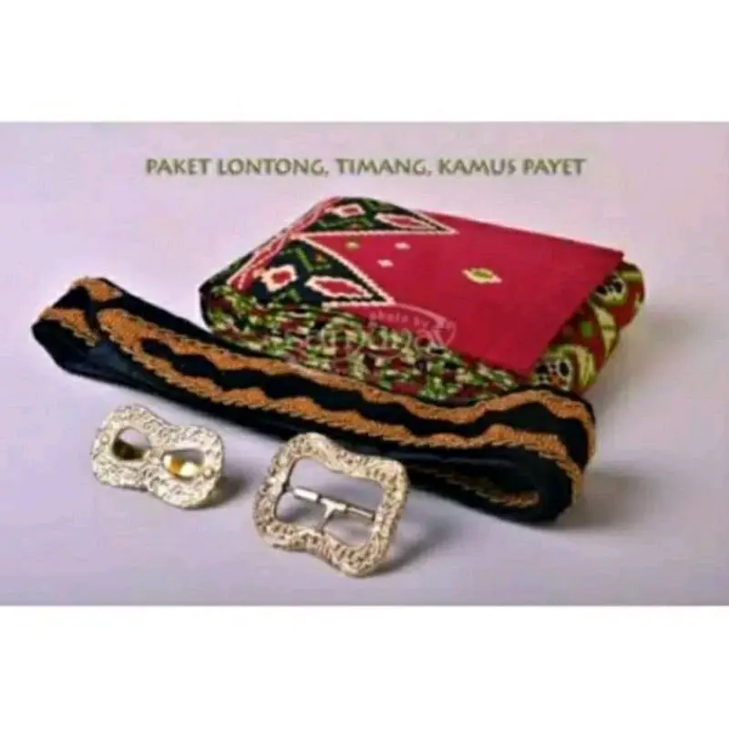 Ikat Pinggang Baju Tradisonal Adat Jawa Pria, Motif Jogja 1