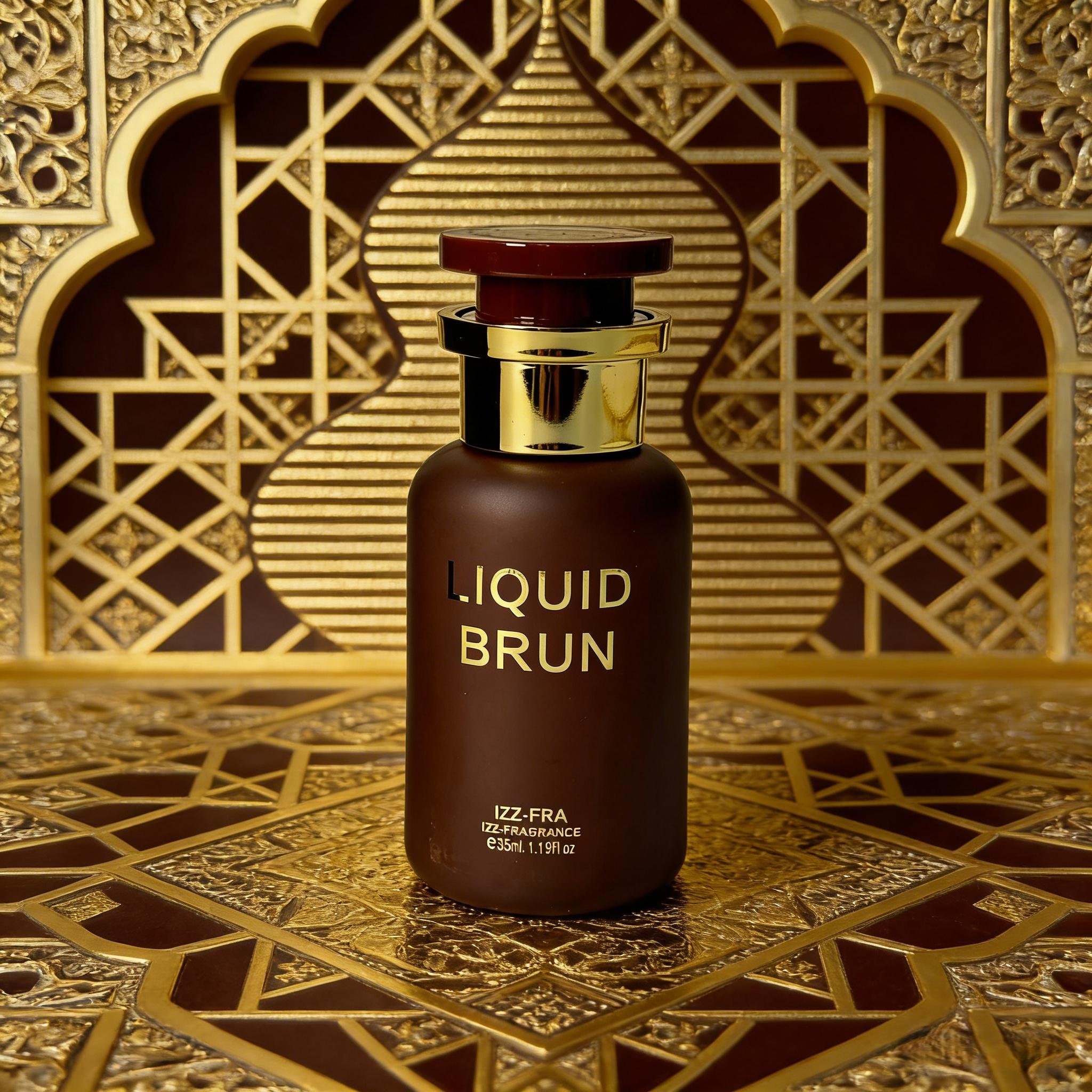 French Avenue Liquid Brun Parfum EDP 35ml Aroma Mewah untuk Pria Harian & Acara Spesial Wangi Tahan Lama 8 Jam Top Notes Cinnamon Orange Blossom Cardamom Bergamot