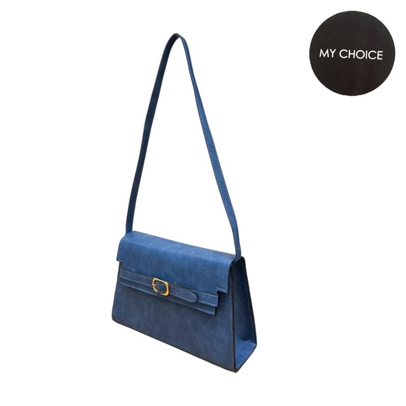 MY CHOICE NYONA 23x14x7 CM Tas Selempang Wanita / Tas kotak Bahu Perempuan Kulit / Slingbag Local Brand 3