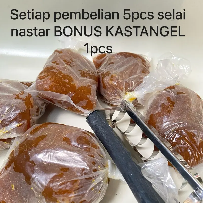 Selai nastar Nanas/Isian Kue Nastar/Selai Roti BONUS KASTANGEL 0