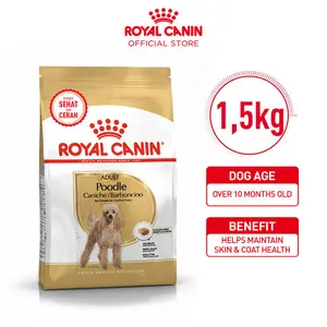 Royal Canin Poodle Adult (1.5kg) Dry Makanan Anjing Dewasa - Breed Health Nutrition