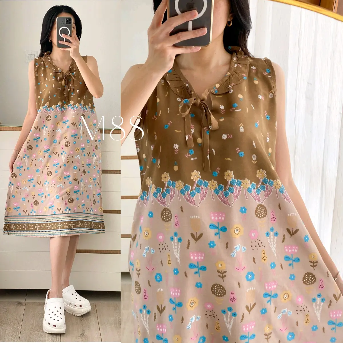 LD 100 PB 110. GROSIR Amora Dress Daster Rayon Daily By M8S Label