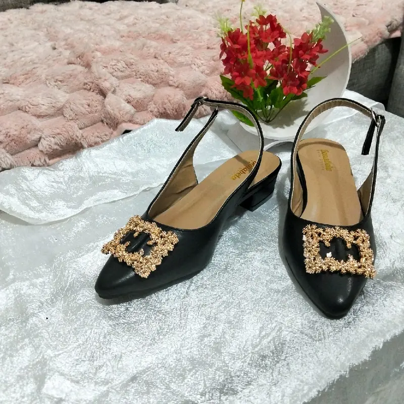 sepatu sandal wanita cocok hig hells 3cm ms 07 5