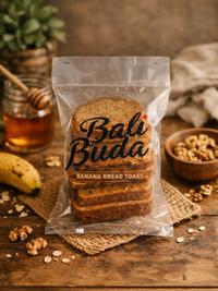 Gambar Bali Buda Toasts Banana Bread isi 10pcs | Cemilan Roti Pisang Kering dari Bali Buda Kab. Gianyar 1 Tokopedia