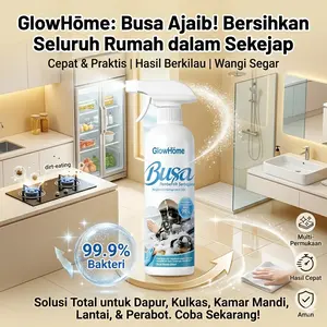 Busa Pembersih Serbaguna Ampuh – Foam Cleaner Multifungsi Untuk Dapur Kulkas Kamar Mandi Lantai & Perabot Rumah Tangga Angkat Noda Membandel Minyak Kerak Sekali Semprot Bersih