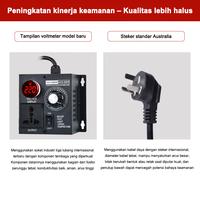 Gambar Regulator Kecepatan Motor AC 220V 4000W | Dimmer PWM Thyristor | Untuk Kipas, Bor Listrik, Pemanas | Pengontrol Suhu - AC 220V 4000W dari LENODI Kab. Tangerang 3 Tokopedia
