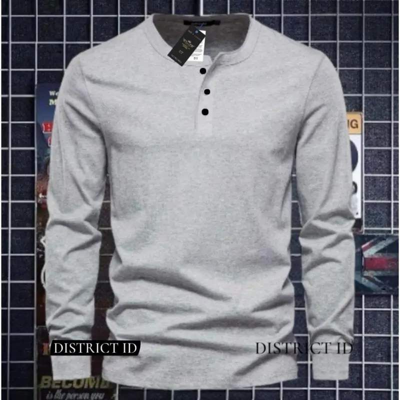 kaos kancing lengan panjang pria/kaos kancing t-shirt murah/kaos kancing pria terlaris/kaos kancing lengan panjang polos/kaos kancing pria dan wanita terbaru 1