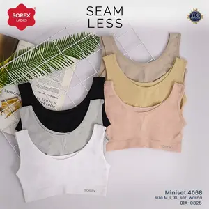Sorex Seamless 4068 (3, 6, 12 pcs) Miniset Anak Perempuan Remaja ABG bahan Nilon Spandek Elastis Lembut Nyaman Seharian