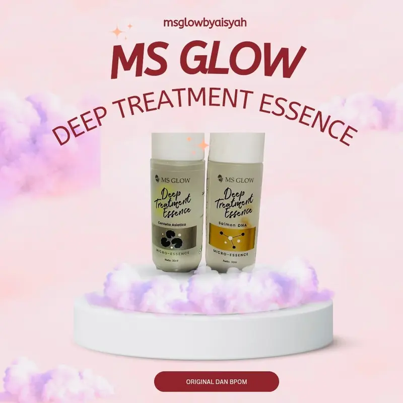 MSGLOW MINI / RED JELLY SACHET / DTE 30 ML / SPOT TREATMENT / MOIST JUICE SACHET 3