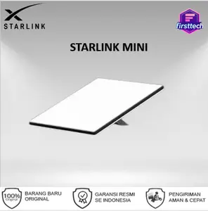 Starlink Mini Full Kit Garansi Resmi Indonesia - Wifi Include, Tahan Debu & Air, Max 128 User, IP67, Antena Phased Array, LAN Port Gigabit, Kompatibel Mesh