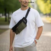 Gambar Peonia Calandiva JASPER Water Resistant  Tas Selempang Pinggang Dada Punggung  Pria Wanita Unisex Premium Sling Bag Waist  Gowes Sepeda Outdoor Sekolah Kuliah Kantor Kerja Anak Remaja Cowok Cewek Travel Casual Crossbody Style - FULL BLACK  dari PNA by Peonia Kota Bekasi 3 Tokopedia