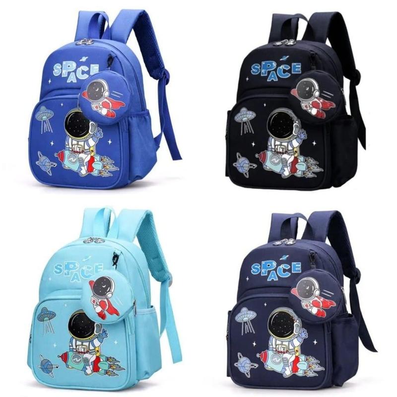 Tas Sekolah Anak Viral Tiktok 2024/ Tas Sekolah Anak Laki Laki/ Tas Anak Cowok Gambar Astronot/ Tas Ransel Sekolah Anak TK Dan SD/ Tas Astronot Terbaru/ Tas Astronot Viral Fashion/ Free Botol Minum Kaca/ COD 3