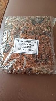 Product Review of SPREI DOBEL KARET ANTI GESER UKURAN KOMPLIT SPREI MOTIF JUMPUTAN SOLO//SPREI JUMPUTAN BEST SELLER/SPREI BATIK JADUL from S** m** 0