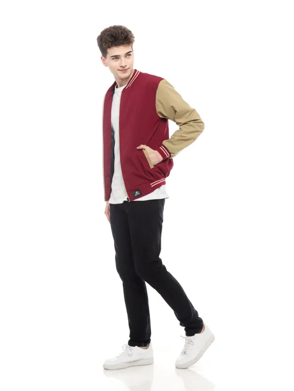 ALTHA Jaket Bomber Polos Basic Premium Jaket Bomber Bahan Kanvas Premium Best Seller Jaket Bomber Kanvas Elegant 5