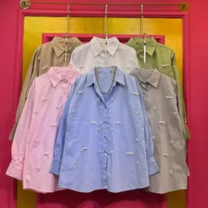 Atasan premium katun poplin mix swaroski