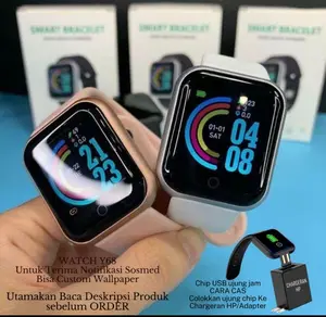 (BISA COD) Smartwatch Sport Bisa Custom Ganti Walpaper Dan menerima Notifikasi Sosmed / Smartwatch Remax Mini Y68 Jam Tangan Pintar Original
