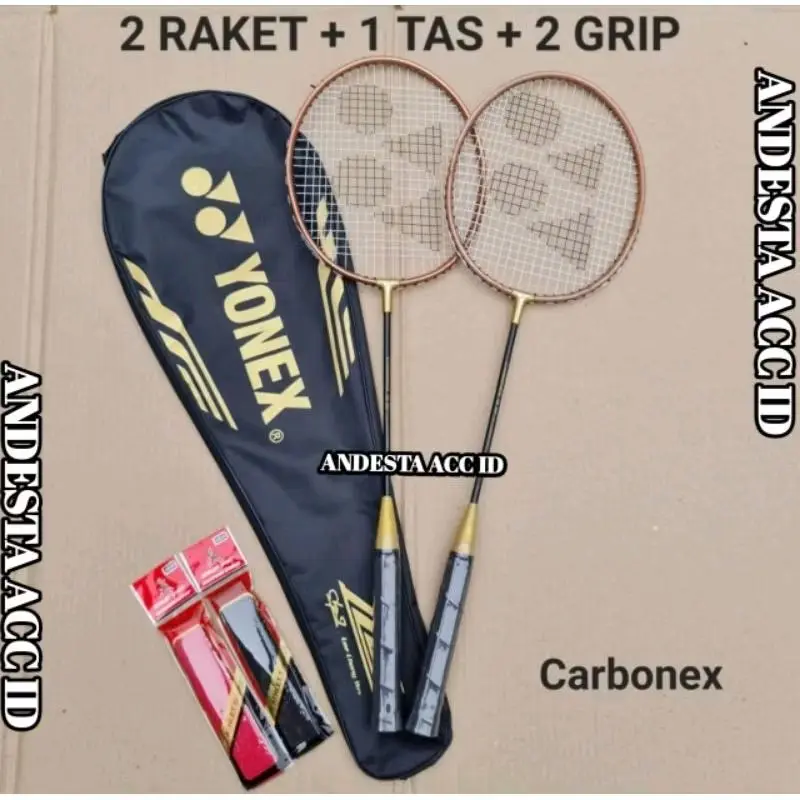 RAKET BADMINTON CARBONEX 2 RAKET BONUS TAS Sport 1