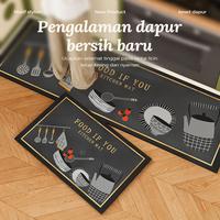 Gambar alas dapur anti selip, alas anti minyak, alas lantai, karpet anti noda, karpet dapur rumah tangga, 2 in 1 - DP01-[40*60+40*120] dari TOM Mall Kab. Tangerang 4 Tokopedia