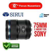 Gambar SIRUI Sniper 75mm f/1.2 APS-C Autofocus Lens 75 mm f1.2 for Sony / Fujifilm / Nikon Z GARANSI RESMI - Black, E Mount dari Focus Nusantara Kota Administrasi Jakarta Pusat 3 Tokopedia
