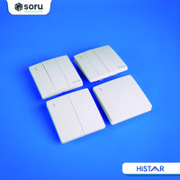 Gambar SORU - Saklar Lampu Dinding Frameless Flush Mounting 1G 2G 3G 4G Putih Hemat Energi- HiSTAR - 1 Tombol 1 Way dari Soru Indonesia Kota Bandung 3 Tokopedia