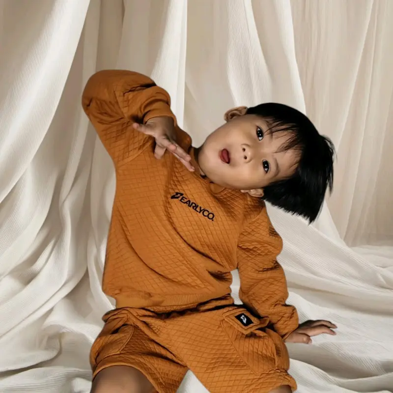 Sweater Anak ONESET Cargo untuk Fashion Anak setelan Celana 5