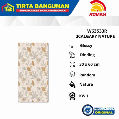 Gambar ROMAN KERAMIK 30 X 60 WALL TILE W63533R dCALGARY NATURE KERAMIK DINDING KW 1 dari Tirta Bangunan Kota Depok Tokopedia
