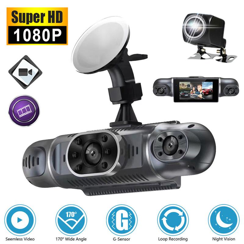 Product Introduction of COD Car Dash Cam 4 Channel Driving Camera FHD 1080P Front Left Right Rear with WiFi Night Vision Loop Recording 24H Parking Monitor 38