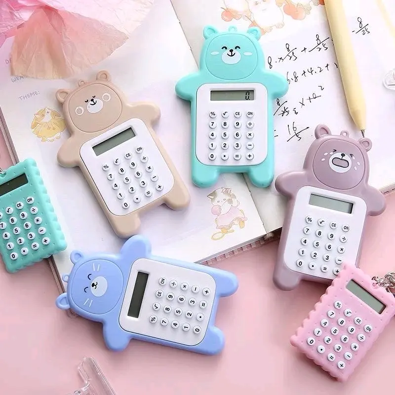 Calculator Mini 8 Digit Karakter Lucu Kalkulator Anak Sekolah 1
