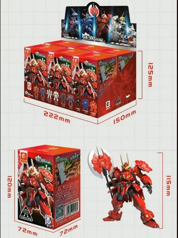 Figure Sembo x Moshow progenitor effect Model kit robot anak mainan toys Kotak ( random ) 8