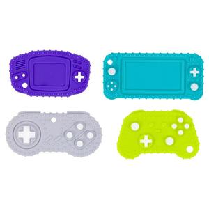 BPA Free Silicone Game Control Chew Teething Toy Game Controller Shaped Silicone Teether Set For Babies