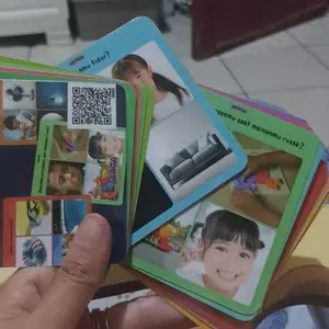Siapa, Sedang Apa, Dimana - Flashcard Terapi Kartu Wicara Speech Delay Autis ABK