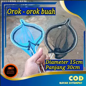 Orok orok Alat petik pemetik panen buah jambu alpukat mangga manggis kuat tahan lama Jaring Besi