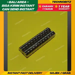 Strong Magnet Kuat Neodymium Lingkaran Disc Diameter 6mm tebal 3mm Magnet N52 6x3mm / 3x6mm