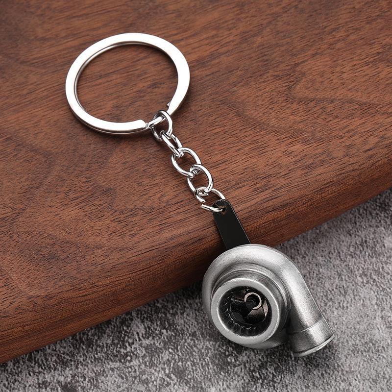 Móc Chìa Khóa Xe Hơi Sáng Tạo, Thời Trang Mới, Mặt Dây Chuyền Kim Loại Turbo, Bán Buôn Móc Khoá Móc Chìa Khoá Women Nhung 6