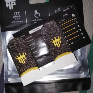 (Sarung Jempol AP King X IkyIkyy) Aksesoris Gaming Anti Keringat & Licin Untuk Game Free Fire & Mobile Legends By Andra ST