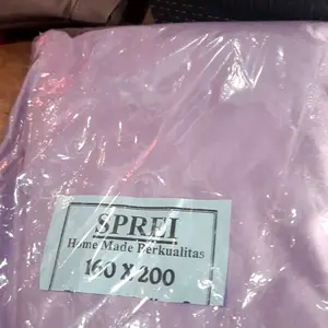 Sprei Embos Polos Tanpa Sarung Bantal dan Sarung Guling Ukuran 90, 100, 120, 160, 180, 200 Karet disetiap sudut Katun
